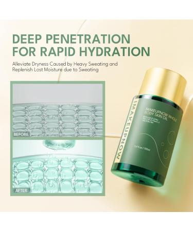 Post Workout Skin Care Body Oil | Instant Hydration & Soothing | Lightweight Non-Greasy After Shower Oil for Men & Women - Shop Now - Buy Online on GoSupps.com