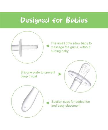 IUFDGHN New Type of Dental Ring Toy Toothbrush Baby Teeth Care Tool Silicone (x2 Pieces) - Buy Online on GoSupps.com