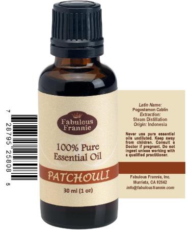 Fabulous Frannie Patchouli Essential Oil 30ml - Pure Natural & International Shipping - Buy Online on GoSupps.com
