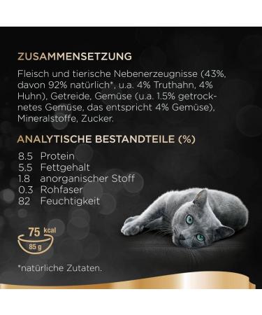 Sheba Sauce Sp ciale - Premium Turkey Chicken & Vegetable Wet Food for Adult Cats - 22 x 85g International Shipping Available - Buy Online on GoSupps.com