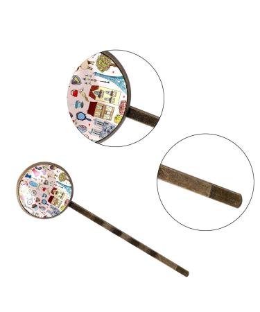 4 PCS Handmade Glitter Crystal Hair Clips - Elegant Hair Accessories for Women & Girls - Buy Online on GoSupps.com