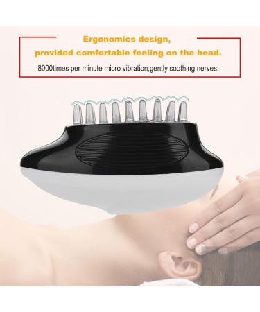 Handheld Electric Scalp Massager - Micro Vibration Head Massage Device for Relaxation & Acupuncture Relief - Buy Online on GoSupps.com