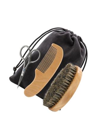 FRCOLOR 2 Sets Beard Care Kit Shave Suit Man Wooden