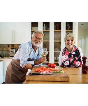 Vlokup 3 Pack Washable Bibs for Women with Crumb Catcher - Rose & Lips Design - Buy Online on GoSupps.com