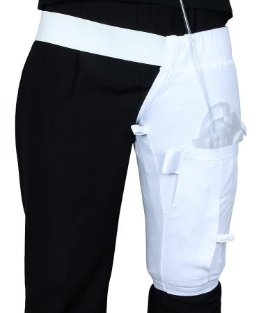 Catheter Leg Bag Holder Urine Leg Bag Holder Cover with Belt Foley Leg Bag Sleeve for Incontinence Urine Bag. (L)