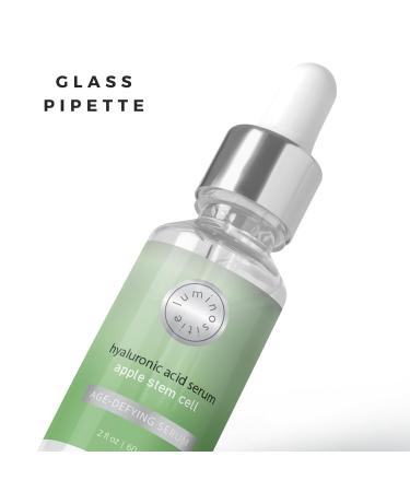 Swiss Apple Stem Cell Serum - Anti Aging & Wrinkle Therapy | Hyaluronic Acid Skin Renewal | Vegan 2oz by Luminositie - Buy Online on GoSupps.com