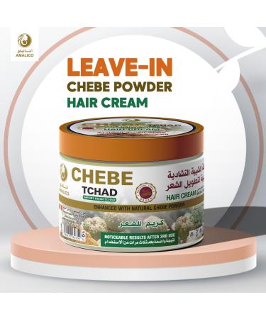 Hair Leave-in Cream with Chebe Powder for Hair Growth | 200 GM | African Natural Formula for Thicker Hair - Buy Online on GoSupps.com