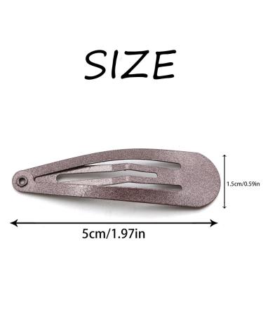 Buy Dofash 20 Piece Hair Snap Clips - 2IN/5CM Brown Hair Accessories for Girls & Women | Best Quality & Fast International Shipping - Buy Online on GoSupps.com