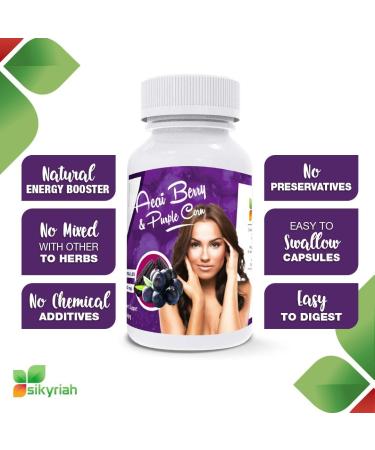 Acai with Purple Corn Capsules l 1000mg per Serving High Antioxidant Source Pills l Inmune Support Superfood l (100 count) - Buy Online on GoSupps.com