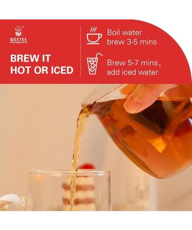 WT WEETEE Organic Lapsang Souchong Tea Bags, USDA Organic Smoky Black Tea 100 Count, Natural Caffeine & Antioxidant, Classic Chinese Tea - Buy Online on GoSupps.com