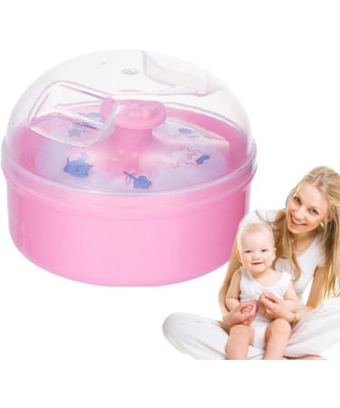 Houppette poudre pour b b applicateur de poudre et r cipient houppette ronde avec poign e tui poudre pour le corps avec houppette pour poudre libre fond de teint poudre de couche douce et 1 unit (Lot de 1) - Buy Online on GoSupps.com