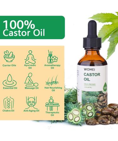 100% Pure Jamaican Black Castor Oil - Cold Pressed Unrefined Hair Growth & Skin Moisturizer 2 oz (60 ml) - Shop Internationally - Buy Online on GoSupps.com