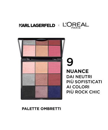 L'Or al Paris Karl Lagerfeld Eyeshadow Palette 01 - Buy Online Worldwide | Fast International Shipping - Buy Online on GoSupps.com