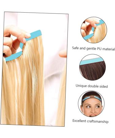 minkissy 6 Seamless Hair Extension Tape Extension Tape patch extension belt double sided tape tabs seamless tape film double sided Hair piece supplies replace wig hair - Buy Online on GoSupps.com