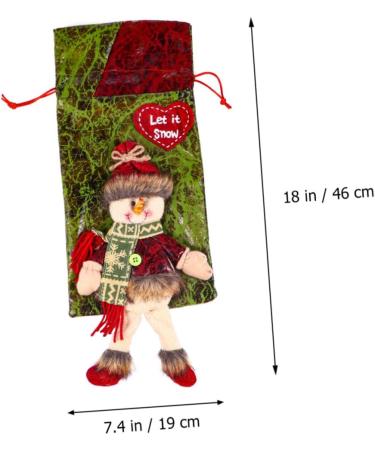 STOBAZA Christmas Bag 1pc Old Man's Bag Santa Decor Christmas Christmas Bags Present Bag Candy Bag Elk Elder - Buy Online on GoSupps.com