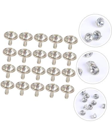 VILLCASE Scrapbook Accessories 1000 Sets Diamond Stud Rivets Silver Jacket Leather Stud Leather Crafts Repair Rivets Jeans Bags As Shownx5pcs 0.6X0.6X1CMx5pcs - Buy Online on GoSupps.com