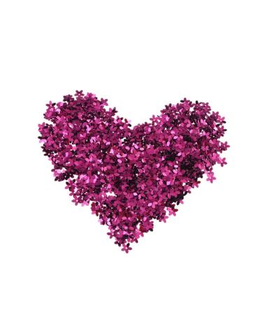 Operitacx 800pc Homemade Stickers Hole Repair Appliques Iron Jewelry Accessories Clothing Sequins Five Petals Purple 10MM