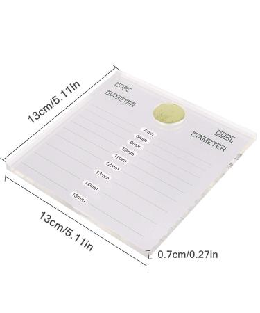 Buy Weimob Disposable False Eyelash Holder Stand with Scale - Clear Jade Stone Gel Position | International Shipping - Buy Online on GoSupps.com