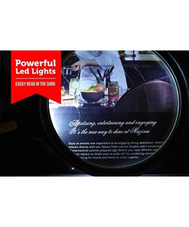 20x Handheld Magnifying Glass 12 Led Light Reading Magnifier and Uv Light 4inches Illuminated Magnifier- for Reading Inspection Exploring Hobbies and More-White Good Times - Buy Online on GoSupps.com