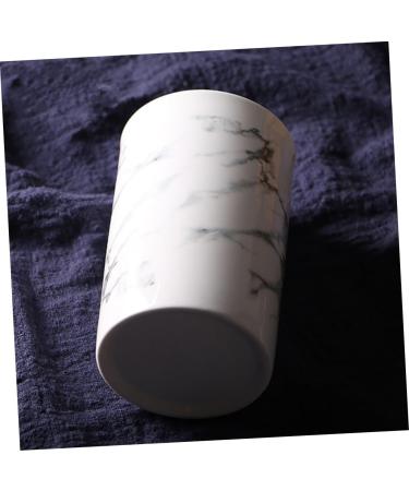 Goohochy Mouthwear Cup - Multi-Purpose Toothbrush & Teaspoon Holder | Stylish Ceramic Bathroom Storage for Ceramics Lovers - Buy Online on GoSupps.com