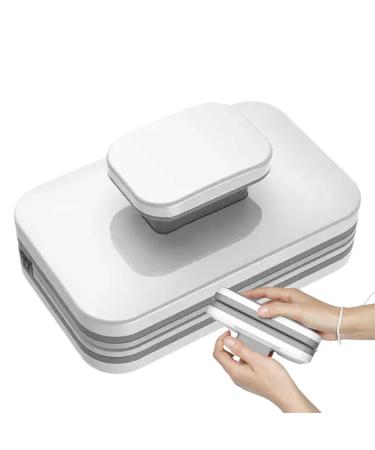 Magnetic Window Cleaner 2 Meter Safety Rope Design Magnetic Window Cleaner for Double Glazing Built in Water Storage Sponge Double Sided Window Cleaner with Safety Rope for 3-8mm Single Layer Glass