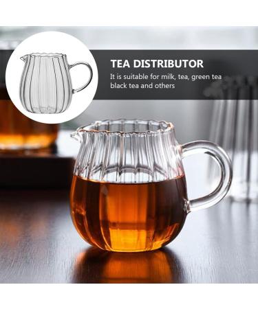 Hemoton Glass Creamer Pitcher Glass Creamer Small with Handle Tea Coffee Creamer Pitchers Dispenser Sauce Serving Pitcher Creamer Jug for Kitchen Clear Glass Creamer Pourer - Buy Online on GoSupps.com