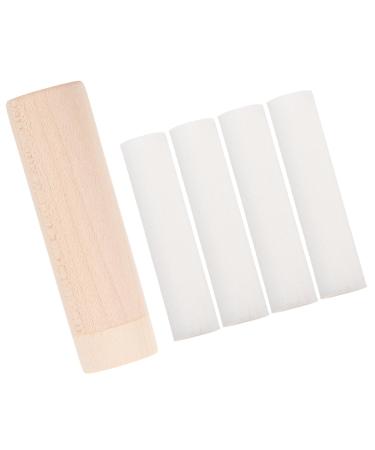 FRCOLOR 1 Set Fragrance Wooden Wood Replace Natural Aroma Blank Blank Nasal Umbrella Essential Oil White Glasses Replacement Leg Essential Oil Nose Stick