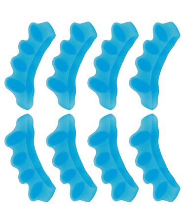4 Pairs Bunion Toe Corrector - Easy to Clean, Reduce Pressure, Correct Toes for Eversion and Overlapping Toes (Blue, One Size) - Buy Online on GoSupps.com
