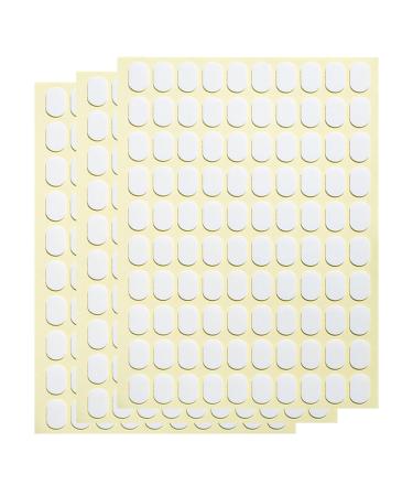 3 Sheets Double Sided Press On Nail Tabs Clear Adhesive Tape False Nails Display Stand Tool For Nail Salons 3 Sheets Clear Nail Adhesive Tabs Ovals Press On Nail Glues Tabs Adhesive Tape