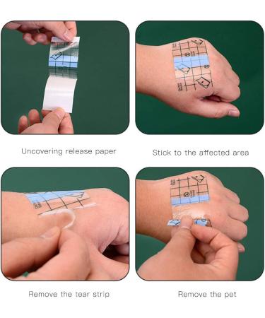 Stevlogs Waterproof Bandage Film Adhesive Bandage Tape Postcare Skin Tape Waterproof Tape Roll 15cmx10m 1 - Buy Online on GoSupps.com