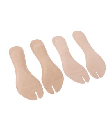 Flip Flop Cushions 2 Pairs PU Leather Flip Flop Insoles for Office for Travel (S)