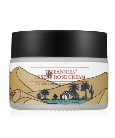 Desert Rose Cream 1.76 Fl.Oz / 50ml Daily Repair Face Moisturizing Cream for Dry and Sensitive Skin Acne-prone No Animal Not Tested on Animals No Parabens Korean Skincare