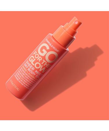Buy Formula 10.0.6 Go for the Glow Dry Body Oil - Vegan Hydrating Sheer Mist Paraben-Free & Cruelty-Free - 3.7 Fl Oz - International Shipping Available - Buy Online on GoSupps.com