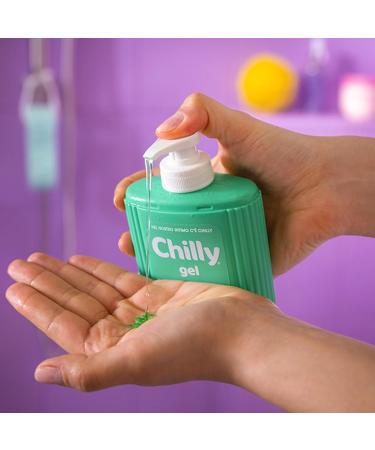  Chilly Chilly Cleansing Gel in a fresh anti-odor formula with a pH of 5 for long-lasting natural freshness and clinically tested menthol 6 x 300ml bottles - Buy Online on GoSupps.com