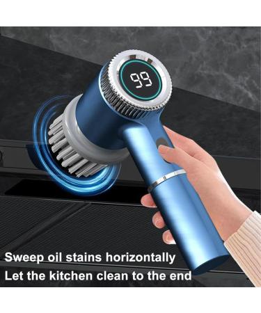 Tovmekdjn Portable Electric Scrubbers Electric Cleaning Brush Cordless Power Scrubber Multi Electric Scrubbers Blue - Buy Online on GoSupps.com
