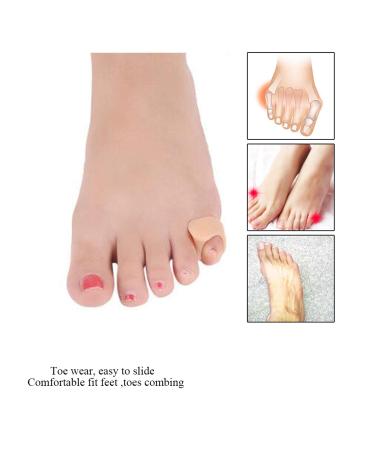 Pinky Toe Cushion Splint & Separator - Prevent Blisters & Corn Pain - 5 Pairs - Buy Online on GoSupps.com