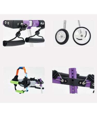 Dog Wheelchair Aluminum Alloy Pet Wheelchair Dog Wheelchair for Back Legs Light Weight Dog Wheelchair Walk Tool Scooter Wheelchair Portable X-Small - Buy Online on GoSupps.com