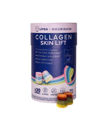 Upsa Nourished Collagen Skin Lift 30ct - Sugar-Free & Vegetarian