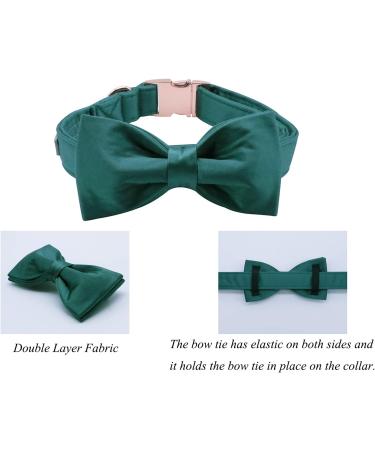 Buy Lionet Paw's Comfortable Silk Christmas Dog Collar with Removable Fly for XLarge Dogs (Neck 40-66cm) - Stylish Green 1 Pack - Buy Online on GoSupps.com
