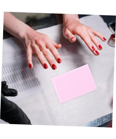 WOFASHPURET 3 Nail Remover Cotton Eyelashes with Glue Clean Pink Nail Towel Natural Cotton Fiber - Buy Online on GoSupps.com