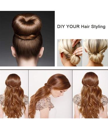 Zinnor Hair Bun Maker Kit - Blonde Hair Styling Accessories for Women, Kids, Girls - Buy Online on GoSupps.com