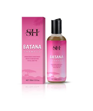 Batana Oil Shampoo Organic Batana Oil for Healthy Hair Shampoo with 100% Pure Raw Batana Oil Repair Damaged Hair Nourishes Thin Hair Scalp Skin and Loss Hair Growth Fir for All Hair Types
