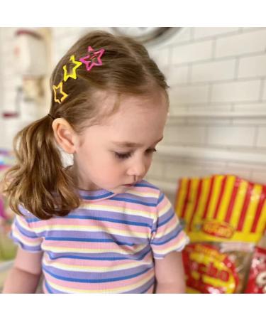 30 Pack Non-slip Star Snap Hair Clips for Women and Girls - Colorful Cute Metal Hair Barrettes - Buy Online on GoSupps.com