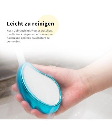 Nano Hair Remover - Silky Hair Removal for Men & Women | No Shaving Gentle Hair Eraser for Legs Back & Breast (Light Blue) - Buy Online on GoSupps.com