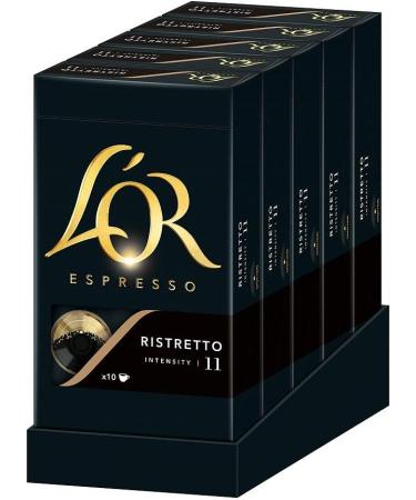  L'OR L'OR Ristretto Nespresso Compatible Espresso Coffee Capsules - Pack of 50 - Buy Online on GoSupps.com