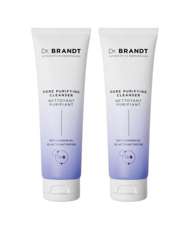 Dr. Brandt Pores No More Pore Purifying Cleanser - Non-Drying Gel - Helps to Minimize the Appearance of Pores & Dissolves Impurities - 3.5 fl oz Pack of 2