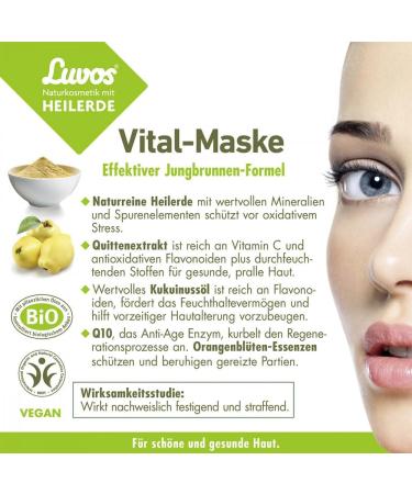 LUVOS Healing Clay Vital Mask - Natural Cosmetics 2X7.5 ml | International Shipping - Buy Online on GoSupps.com
