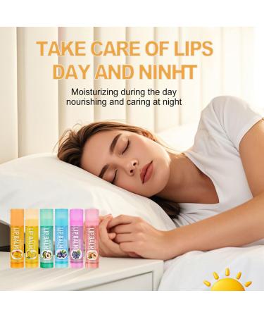 6 Pack Lip Balm Gifts Fruit Flavoured Long-Lasting Moisturizing Natural Lip Balm Anti Chapping Lip Mmoisturizers Lipstick Pack Lip Makeup Set Kit For Women - Buy Online on GoSupps.com