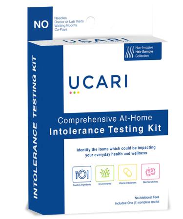 UCARI Intolerance & Food Sensitivity Test Kit for Adults & Kids | 1500+ Food, Environmental, & Skin Intolerance Test Kit | Non-Invasive Bioresonance Home Health Testing Kits, Fast Results