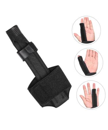 VANZACK Thumb Brace - Adjustable Hand Stabilizer & Mallet Straightener | Fitness Support 24.5x19.5cm Black - International Shipping Available - Buy Online on GoSupps.com